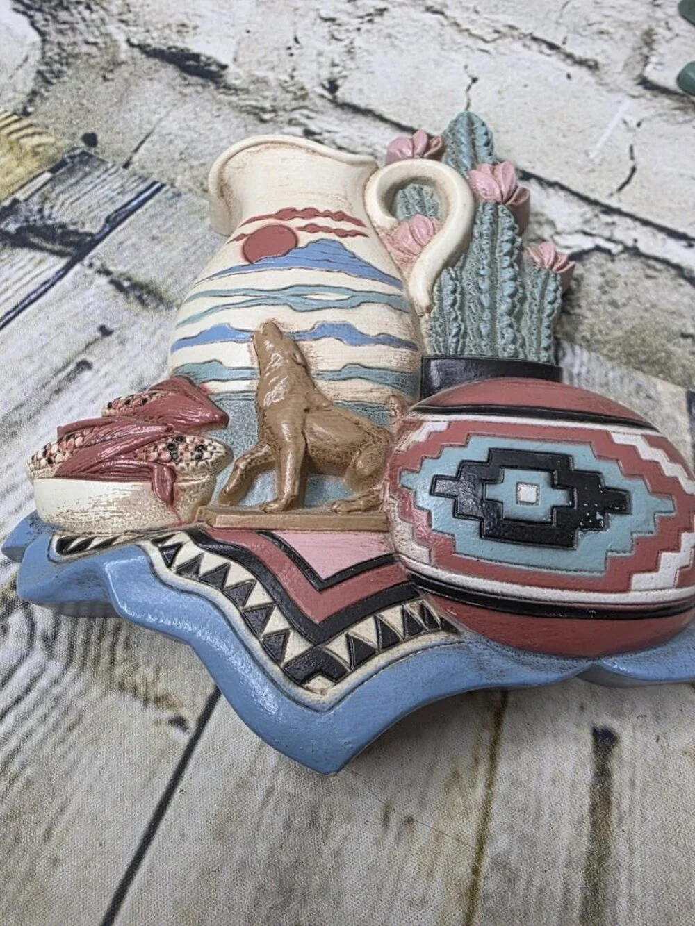 Vintage Home Interiors Southwestern Gia Plaque